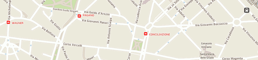 Mappa della impresa palma a MILANO