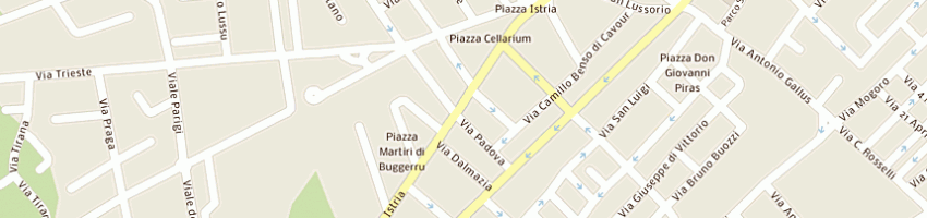Mappa della impresa radio stella a SELARGIUS