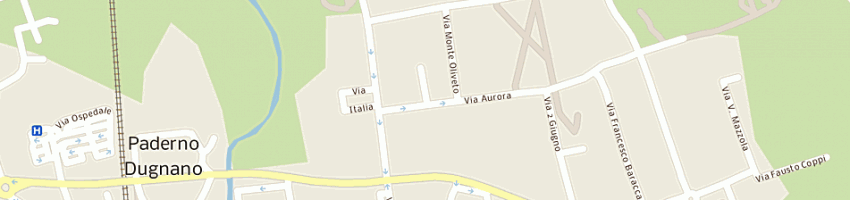 Mappa della impresa andreoli srl a PADERNO DUGNANO
