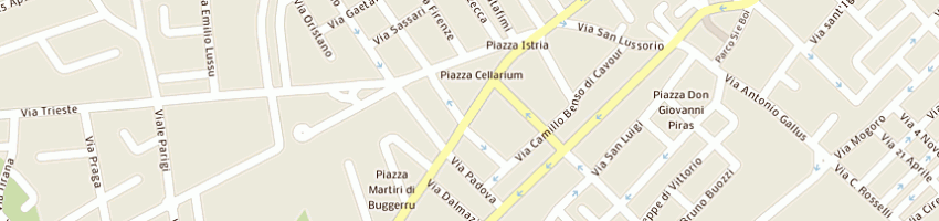Mappa della impresa exiana giuseppe a SELARGIUS