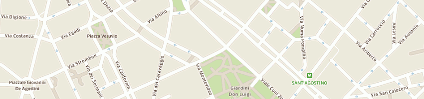 Mappa della impresa init comunicazione sas di andrea g baroni e c a MILANO