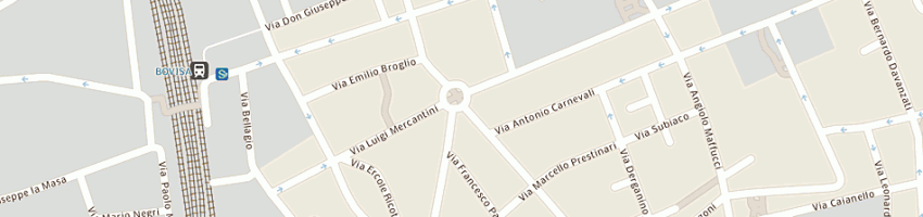 Mappa della impresa lucky group sas di mecca rocco enrico e c a MILANO