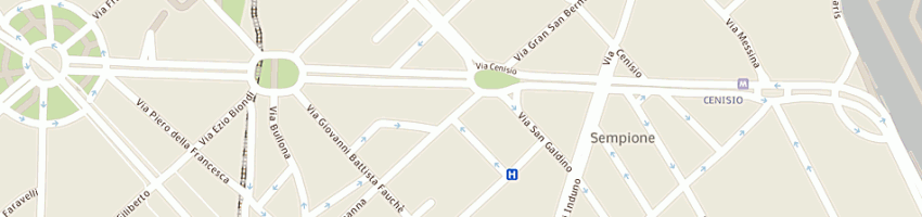 Mappa della impresa zavattaro emilio a MILANO