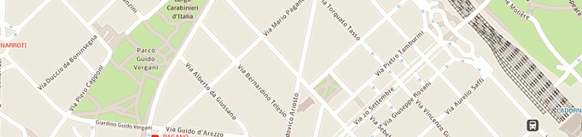 Mappa della impresa ceruti giorgio a MILANO