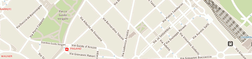 Mappa della impresa eye com srl a MILANO