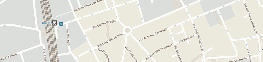 Mappa della impresa calice snc di a colombo e c a MILANO