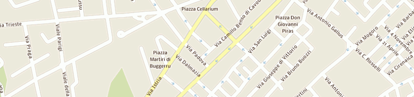 Mappa della impresa il ciliegiotto di murru m a SELARGIUS