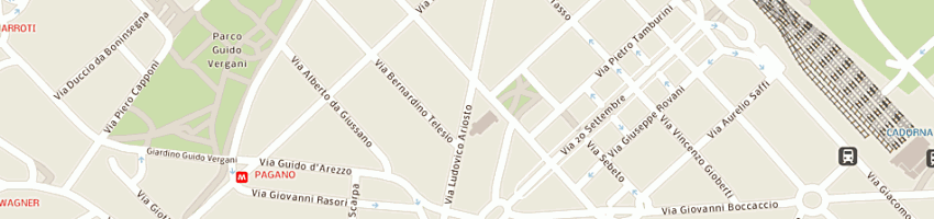 Mappa della impresa paolino sas di caldarone salvatore e c a MILANO
