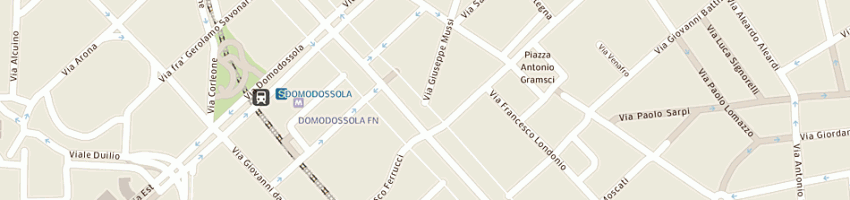 Mappa della impresa gioielleria facchini filippo e c (snc) a MILANO