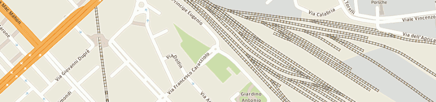 Mappa della impresa ori srl a MILANO