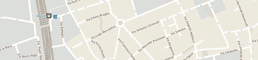 Mappa della impresa bv gestioni srl a MILANO