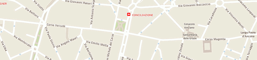 Mappa della impresa studio architetti casati associati a MILANO