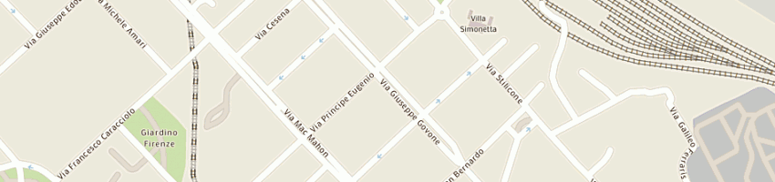 Mappa della impresa rivi (srl) a MILANO