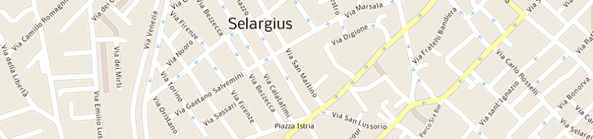 Mappa della impresa idea calzature di mameli monica a SELARGIUS