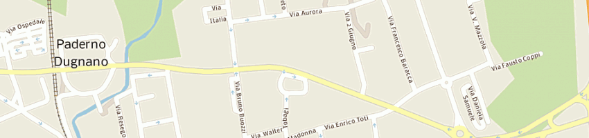 Mappa della impresa azienda sanitaria locale - provincia di milano 1 a PADERNO DUGNANO