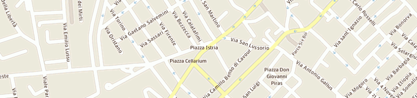 Mappa della impresa pizzeria mjstik di sitzia severino snc a SELARGIUS
