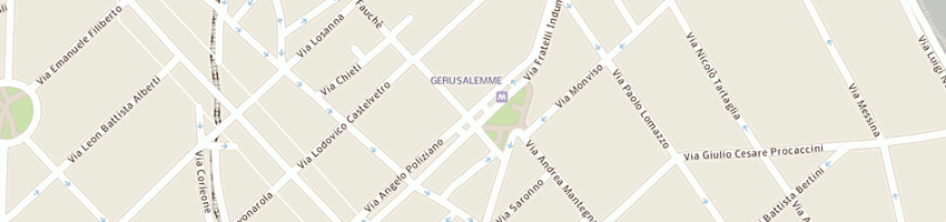 Mappa della impresa il bistrot srl a MILANO