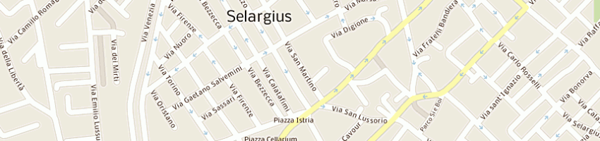 Mappa della impresa mga nord srl a SELARGIUS