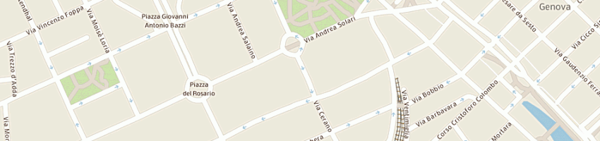 Mappa della impresa archivi del '900 srl a MILANO