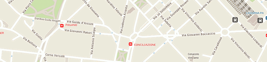 Mappa della impresa lara srl a MILANO
