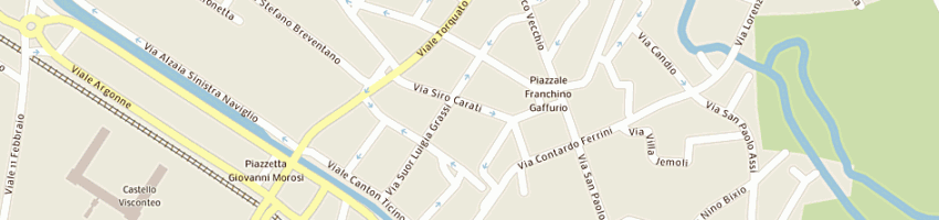 Mappa della impresa centro immobiliare d'affari di burini daniele vito e bellinzona marzio snc a PAVIA