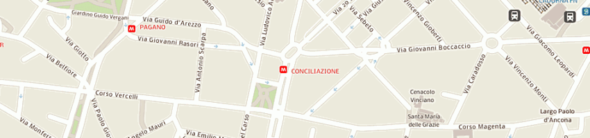 Mappa della impresa assofin a MILANO