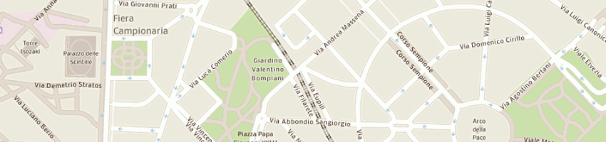 Mappa della impresa cantinotti graziella a MILANO