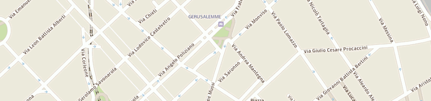 Mappa della impresa la coloniale di pogliani danilo e c (snc) a MILANO
