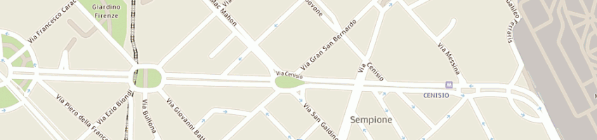 Mappa della impresa oad e partners sas di daverio pontiroli e c a MILANO