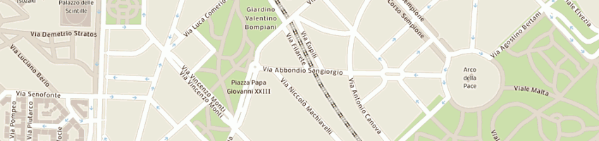 Mappa della impresa aeq architetti associati a MILANO