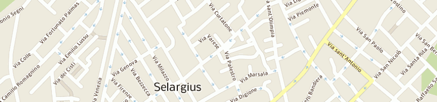 Mappa della impresa maxia antonio a SELARGIUS