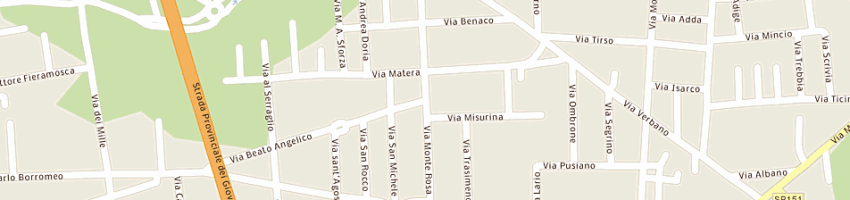 Mappa della impresa emmedi service sas di basilio d e c a CESANO MADERNO