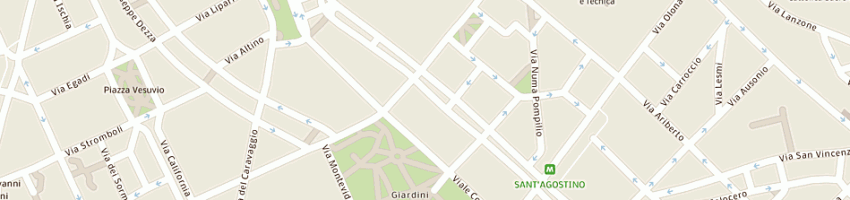 Mappa della impresa canova design srl a MILANO