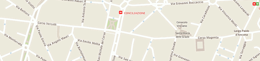Mappa della impresa condominio di v saffi 34 a MILANO
