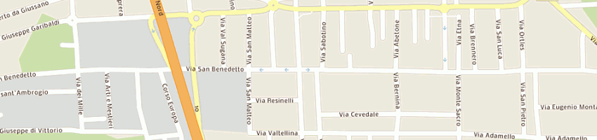 Mappa della impresa agostinetto giorgio e mario a CESANO MADERNO