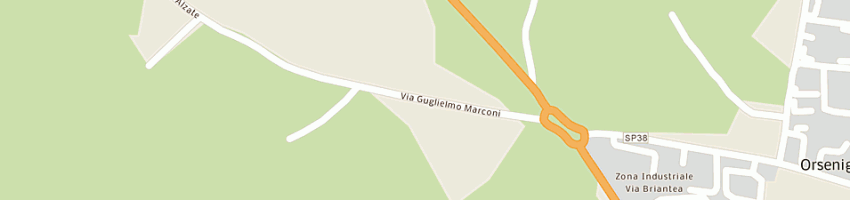 Mappa della impresa molteni tiziano a ALZATE BRIANZA