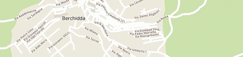 Mappa della impresa apeddu bastianino a BERCHIDDA