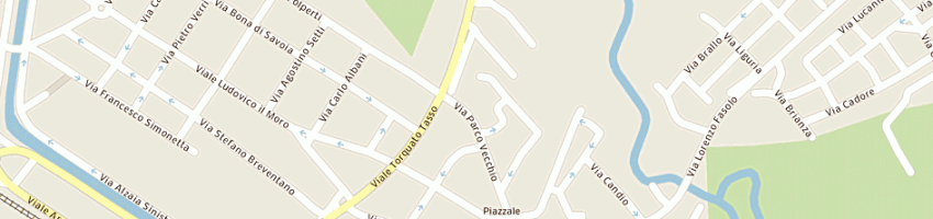 Mappa della impresa muggiati franco a PAVIA
