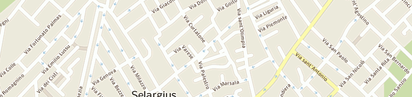 Mappa della impresa macelleria ambu salvatore a SELARGIUS