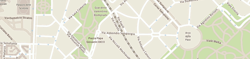 Mappa della impresa proxima italia srl a MILANO