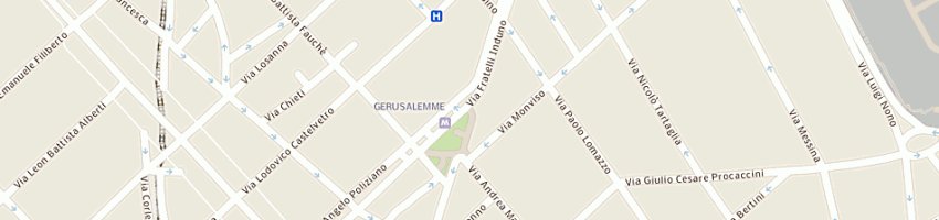 Mappa della impresa giordano gianpiero a MILANO