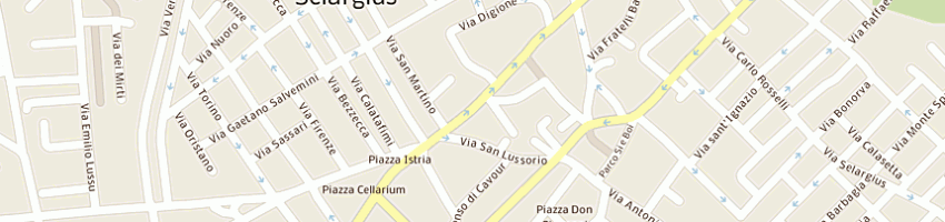 Mappa della impresa loni roberto a SELARGIUS