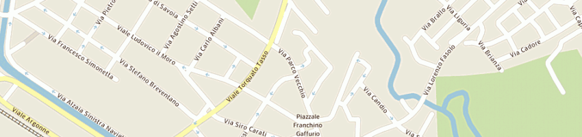 Mappa della impresa lattuada monica a PAVIA