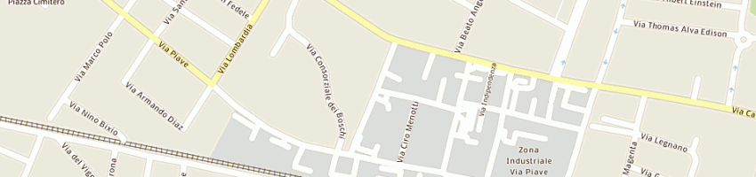 Mappa della impresa allievi luciano a MEDA