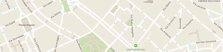 Mappa della impresa nuova eden srl a MILANO
