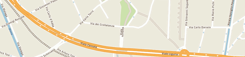 Mappa della impresa romolo news di rossi m e c sas a MILANO