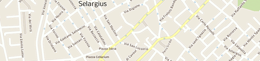Mappa della impresa desogus augusto a SELARGIUS