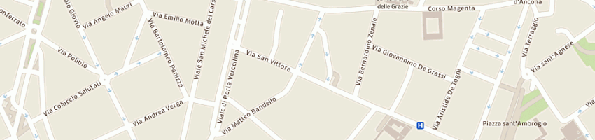 Mappa della impresa centro berne a MILANO