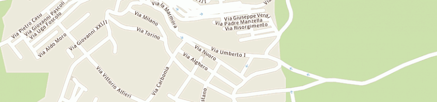 Mappa della impresa hotel ristorante sos chelvos snc a BERCHIDDA