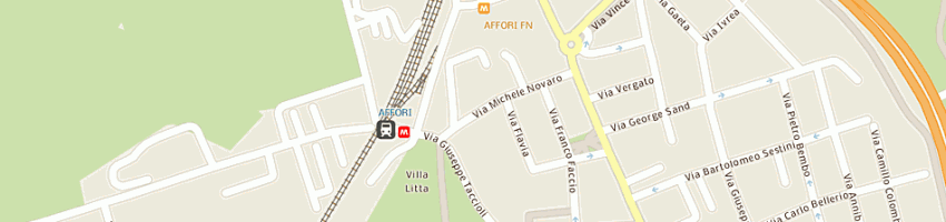 Mappa della impresa studio t e a di maria luisa vercesi a MILANO